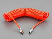 エスコ/ウレタンホース(プラグ付)5.0/8.0mm×6m/EA125BA-6