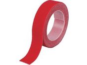 マジックバンド[[R下]]結束テープ両面 幅20mm長さ1.5m赤