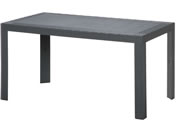 不二貿易/ステラ テーブル W1400×D800 ブラック/11238