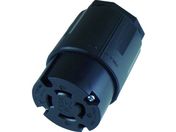 アメリカン電機/引掛形 ナイロンコネクタボディ 接地3P30A250V/4324N