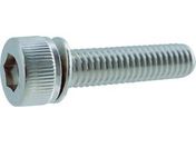 TRUSCO/ギザ付皿ばね座金付六角穴付ボルト M4×6 12本入/Y011-0406