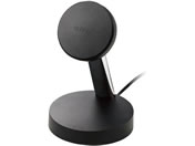エレコム/ワイヤレス充電器 7.5W マグネット式 1.5m/W-MS02BK