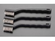 エスコ/柄付ブラシ ステンレス製 3本 8×180mm/EA109E-3