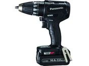 Panasonic/デュアル 14.4V5.0Ah 充電式ドリルドライバー 黒/EZ74A3LJ2F-B