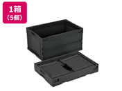 �򕌃v���X�`�b�N�H��/���X �܂�R�� �W���� 40L �u���b�N 5��