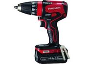 Panasonic/デュアル 14.4V5.0Ah 充電式ドリルドライバー 赤/EZ74A3LJ2F-R