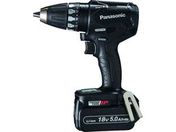 Panasonic/デュアル 18V5.0Ah 充電式ドリルドライバー 黒/EZ74A3LJ2G-B