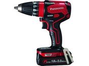 Panasonic/デュアル 18V3.0Ah 充電式ドリルドライバー 赤/EZ74A3PN2G-R