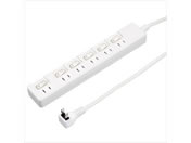 ヤザワ/節電タップ ホワイト 6個口 2m/H8S662WH