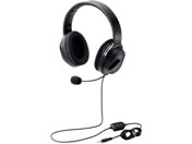 エレコム/ヘッドセット 4極 テレワーク WEB会議/HS-HP30TBK