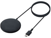 エレコム/ワイヤレス充電器 7.5W マグネット内蔵 卓上 ブラック