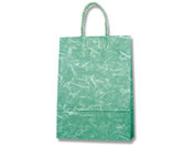 ヘイコー 紙袋 スムースバッグ S-100 雲竜 緑 25枚 003155610