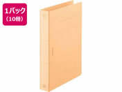 G)ライオン事務器/フラットファイル A4タテ (特厚とじタイプ) 黄 10冊