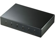 サンワサプライ/USB Type-C充電器(6ポート・合計18A・高耐久タイ