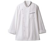 住商モンブラン/長袖コックコート 白×黒 SS/6-1061