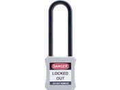 IFAM/ロックアウト用南京錠 ナイロン製シャックル ツル長 白 0 44686