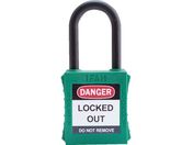 IFAM/ロックアウト用南京錠 ナイロン製シャックル 緑 0 44840