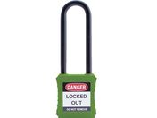 IFAM/ロックアウト用南京錠 ナイロン製シャックル ツル長 緑 0 44846