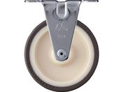 ハンマー/固定式ウレタン車輪 ナイロンホイール・ローラーベアリング 100mm 420ER-UB100