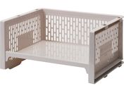 SANKO pla/ 433077 Eラック L 浅型 BE ベージュ 43307