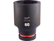 milwaukee/SHOCKWAVE IMPACT DUTY ディープインパクトソケット 1インチ 25.4mm 角 60mm 4932480437