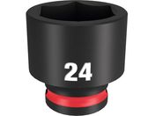 milwaukee/SHOCKWAVE IMPACT DUTY インパクトソケット 3/8インチ 9.5mm 角 24mm 49-66-6147