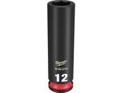 milwaukee/SHOCKWAVE IMPACT DUTY ディープインパクトソケット 3/8インチ 9.5mm 角 12mm 49-66-6154