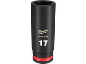 milwaukee/SHOCKWAVE IMPACT DUTY ディープインパクトソケット 3/8インチ 9.5mm 角 17mm 49-66-6159