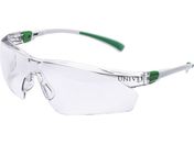Univet/二眼型保護メガネ 506UP ホワイト×グリーン