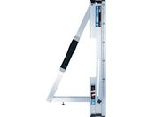 シンワ/丸ノコガイド定規 たためるエルアングル 45cm メートル目盛