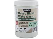 Pebeo/スチューディオ グリーン アクリリック ワンコートジェッソ 945ml 818616