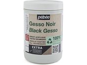 Pebeo/スチューディオ グリーン アクリリック ブラックジェッソ 945ml 818626