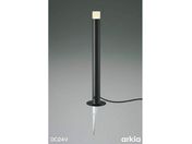 コイズミ/住宅・店舗用照明 非調光 電球色 LED一体型 DC24Vローポールライト 700 黒 AU92263