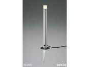 コイズミ/住宅・店舗用照明 非調光 電球色 LED一体型 DC24Vローポールライト 700 シルバーメタリック AU92265