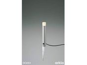 コイズミ/住宅・店舗用照明 非調光 電球色 LED一体型 DC24Vローポールライト 400 シルバーメタリック AU92266