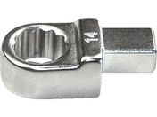 TRUSCO/ボックスヘッド 二面寸法14mm 取付サイズ9X12mmBE14-912