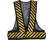 TRUSCO/メッシュ安全ベスト トラ柄Xネイビー 反射材付きBKYV-NB