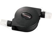BUFFALO/c̐܂ȂCat6 LANP[u 掮 1.5m ubN BL6TM15BK