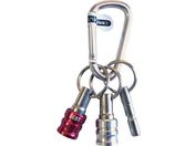 ベストツール/BEST 2pcs.ビットホルダー キーアダプター・カラビナ付 赤