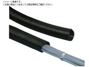 PANDUIT/コルゲートチューブ ポリエチレン スリットなし 黒 CLTS25F-C