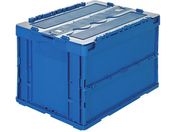 TRUSCO/オリコン 折りたたみコンテナ50L スライドロックフタ付