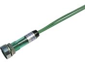 サカヅメ/LED表示灯 DA-8FL-2 AC/DC100V接続 Φ8 緑 DA-8FL-2-AC/DC100V-G
