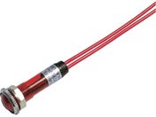 サカヅメ/LED表示灯 DA-8FL-4 AC/DC100V接続 Φ8 赤 DA-8FL-4-AC/DC100V-R