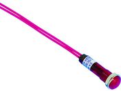 サカヅメ/LED表示灯 DA-8FL AC/DC100V接続 Φ8 赤 DA-8FL-AC/DC100V-R