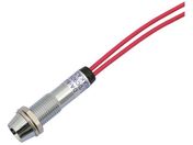サカヅメ/LED表示灯 DA-8JPL AC/DC100V接続 Φ8 赤 DA-8JPL-AC/DC100V-R