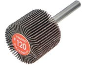 TRUSCO/エコノミーフラップホイール 軸径6mm 外径30X幅25X軸長35 #120 5個入 EF3025-120