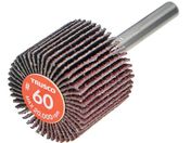 TRUSCO/エコノミーフラップホイール 軸径6mm 外径30X幅25X軸長35 #60 5個入 EF3025-60