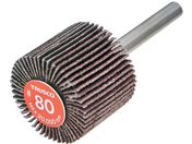 TRUSCO/エコノミーフラップホイール 軸径6mm 外径30X幅25X軸長35 #80 5個入 EF3025-80