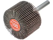 TRUSCO/エコノミーフラップホイール 軸径6mm 外径40X幅25X軸長35 #100 5個入 EF4025-100