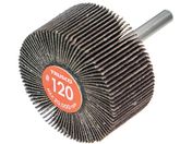 TRUSCO/エコノミーフラップホイール 軸径6mm 外径50X幅25X軸長35 #120 5個入 EF5025-120